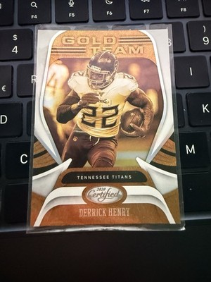 Panini Certified 2020 - Derrick Henry - Gold Team - NFL - Tennessee Titans GT-DH