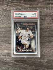 2024 Topps Japan Edition JASSON DOMINGUEZ Rookie Card RC Yankees PSA 10 GEM MT. rookie card picture