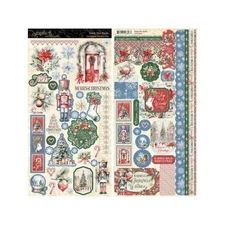 GRAPHIC 45 ~ DECK THE HALLS ~ Sticker Set