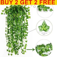 Artificial Ivy Garland Trailing Vine Leaf Ferns Greenery Plants Foliage Flower