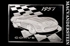 1957 Corvette Sterling Silver Bar- 1.2oz 37g .925- Choice Gem Proof #K1255