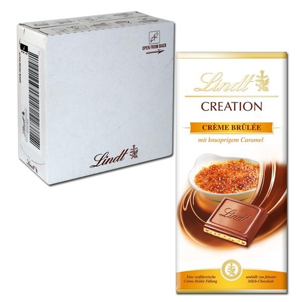 (33,16€/1Kg) Lindt Creation Creme Brulee, Schokolade, 14 Tafeln Je 150G-image