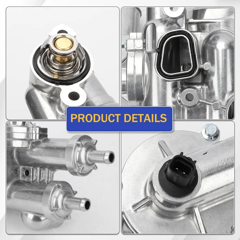 升级铝制恒温器外壳 适用于 2009 - 20 克莱斯勒、道奇、吉普 带 2.4L — 第 2/4 张图片