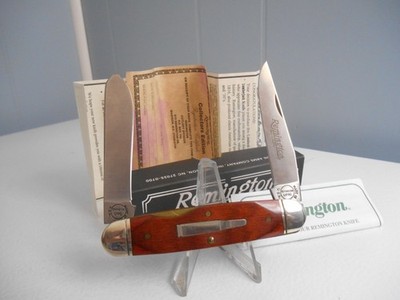 VTG REMINGTON TRADEMARK UMC USA R4468 1997 LUMBERJACK BULLET POCKET KNIFE NIB