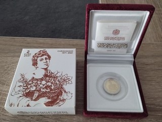 RARE Pièce 2 Euros Vatican 2021 BE Caravaggio