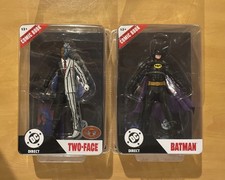 McFarlane DC Direct Page Punchers Two Face Red Platinum Exclusive & Batman 1989