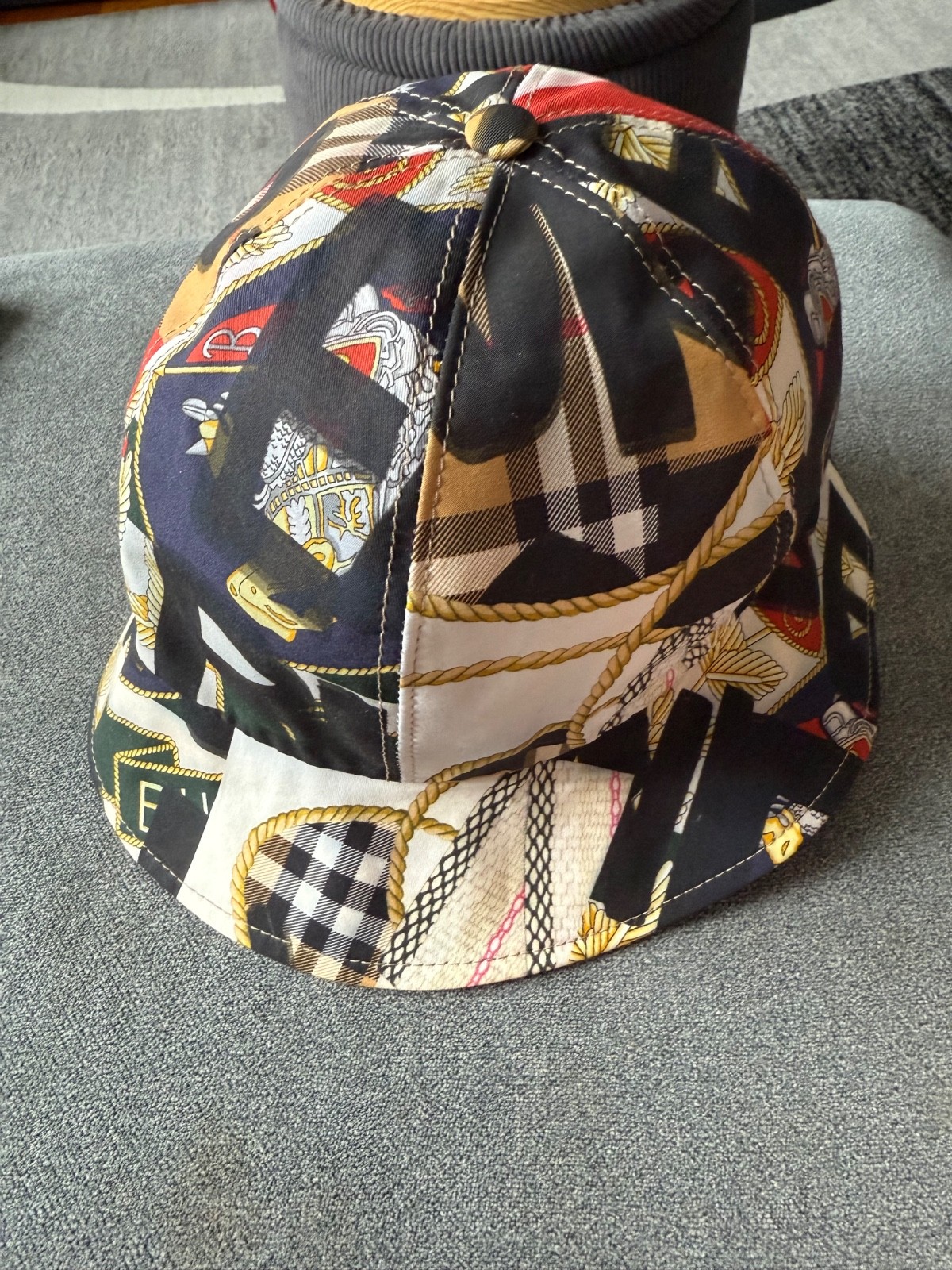 Burberry Patchwork Bucket Hat – Multicolor, Size … - image 3