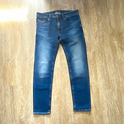 Diesel Herren Jeans Skinny Blau W31 L32 Denim Baumwolle Normalgröße ohne Muster