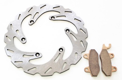 Brake Rotors and Brake Pads for Suzuki RMX250 1990 - 1995 Front RipTide