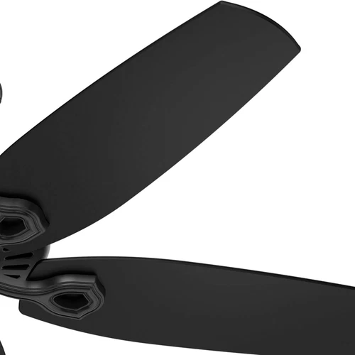 Hunter 52 Inch Outdoor or Indoor Ceiling Fan No Light with Pull Chain - Black Ce - Picture 10 of 11