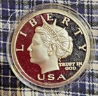 2003 NORFED 1oz .999 Silver $10 Prooflike Cameo - W/Capsule Golden Tone REV (#3)