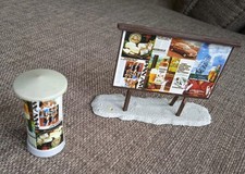 Noch H0 Nr. 1129 Litfaß-Säule und Anschlagt...