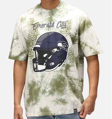 Seattle Seahawks Shirt  NFL Football Re:Covered T-Shirt Größe Tie-Dye  XL