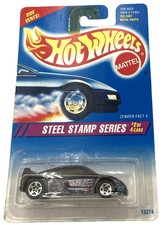 Hot Wheels Zender Fact 4 1995 Vintage 287 Steel Stamp 24 Black Wchrome 5