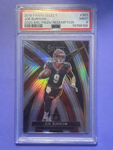 2019 Panini Select 2020 Xrc Prizm Redemption Joe Burrow #301 (RC) Rookie Bengals
