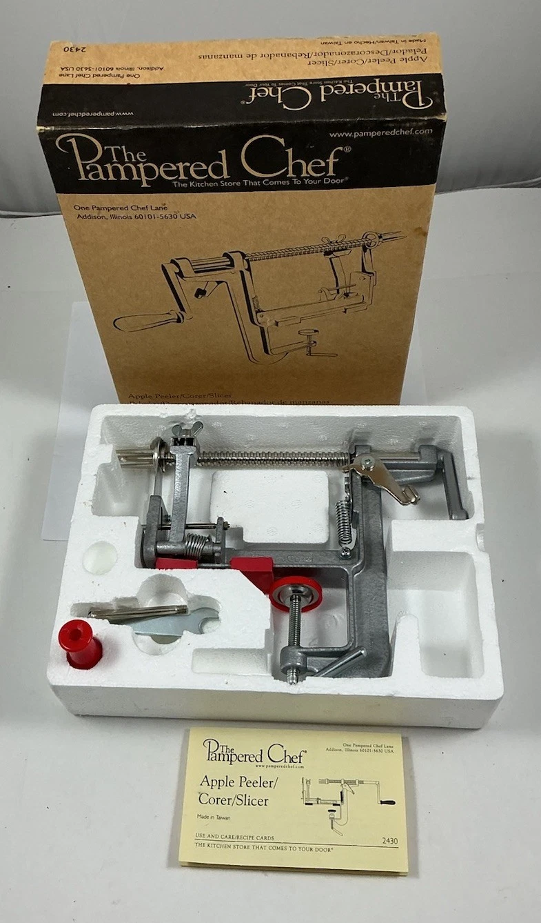 NEW The Pampered Chef Apple Peeler Corer Slicer Model #2430
Opens in a new window or tab