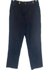 ST-JOHN SPORT ESSENTIALS Pants/Jeans, Sz 10, Blue Cotton Stretch.