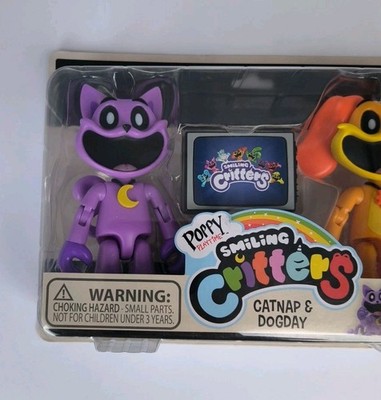 NEW, Poppy Playtime Smiling Critters CATNAP & DOGDAY Action Figure