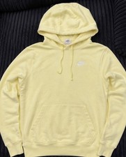 Nike Sportswear Women s Yellow Pullover Fleec...