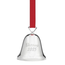 Reed and Barton Ornaments, 2025 Annual Christmas Bell 1 Count, Metallic