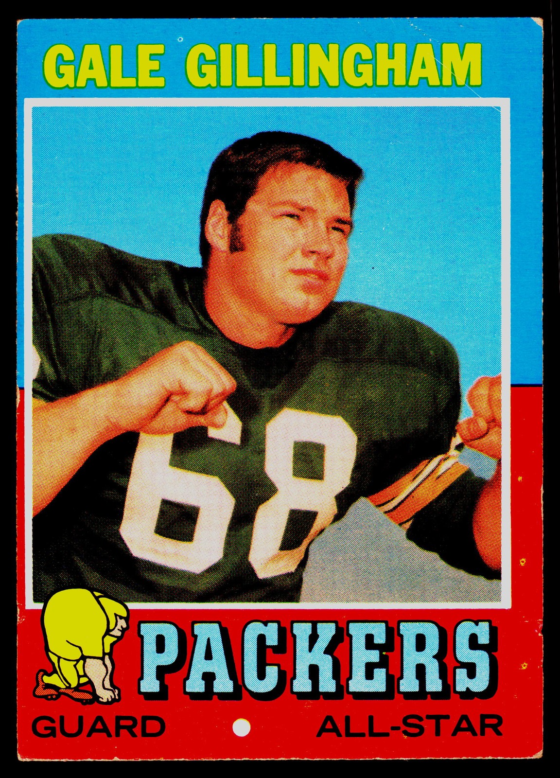 Gale Gillingham #83 Football Cards 1971 Topps trading card — raw and PSA graded price guide