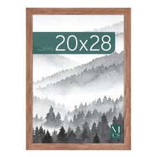 MCS Museum 20x28 Medium Oak Woodgrain Poster Frame - Vertical  Horizontal Wall