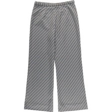 Vintage 1960'S all-over print easy pants made in the USA size M women's