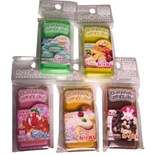 Scented Kneaded Eraser, Set of 5 (Pineapple, Chocolate, Strawberry, Vanilla, ...