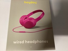 Heyday Wired Headphones 3.5 mm Aux Cable with Microphone with Remote New