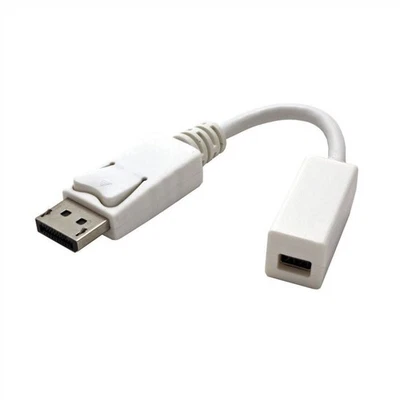 ROLINE 12.03.3132 DisplayPort Adapter DP-Stecker an Mini-DP-Buchse weiß 15 cm - Bild 1 von 3