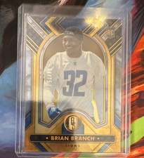 2023 Panini Gold Standard Brian Branch Rookie Platinum /75 Detroit Lions #107