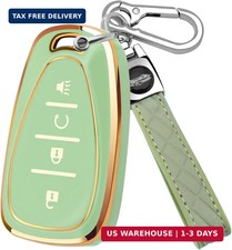 XIYANG TRADE for Chevy Key Fob Cover with Keychain,Soft TPU Key Case Shell Full