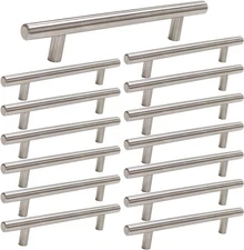 15Pack Brushed Nickel Cabinet Pulls 3in Handles Stainless Steel Cabinet Hardware