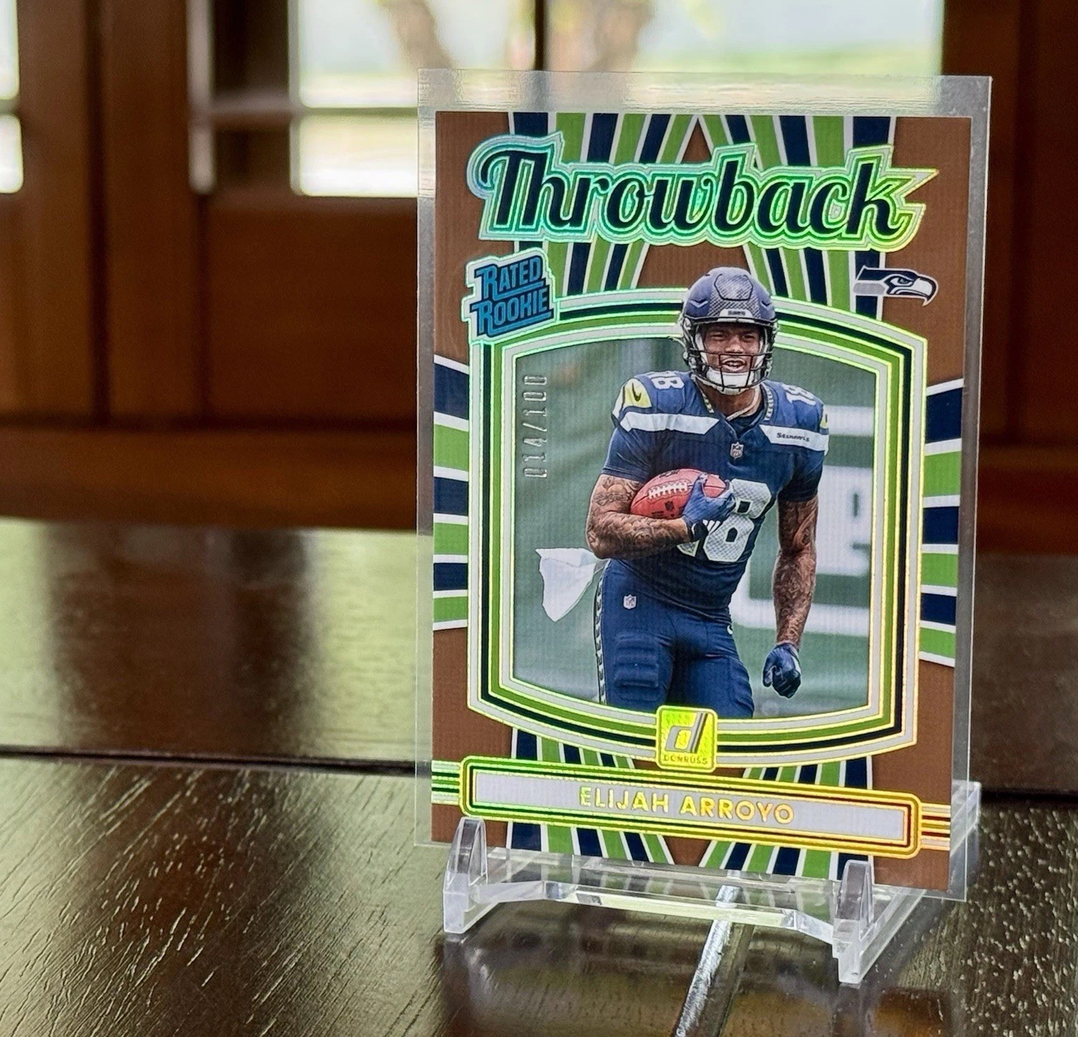 2025 Donruss - Rated Rookies Throwbacks Elijah Arroyo #44 Studio Series /100