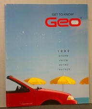 1992 Geo Sales Catalog