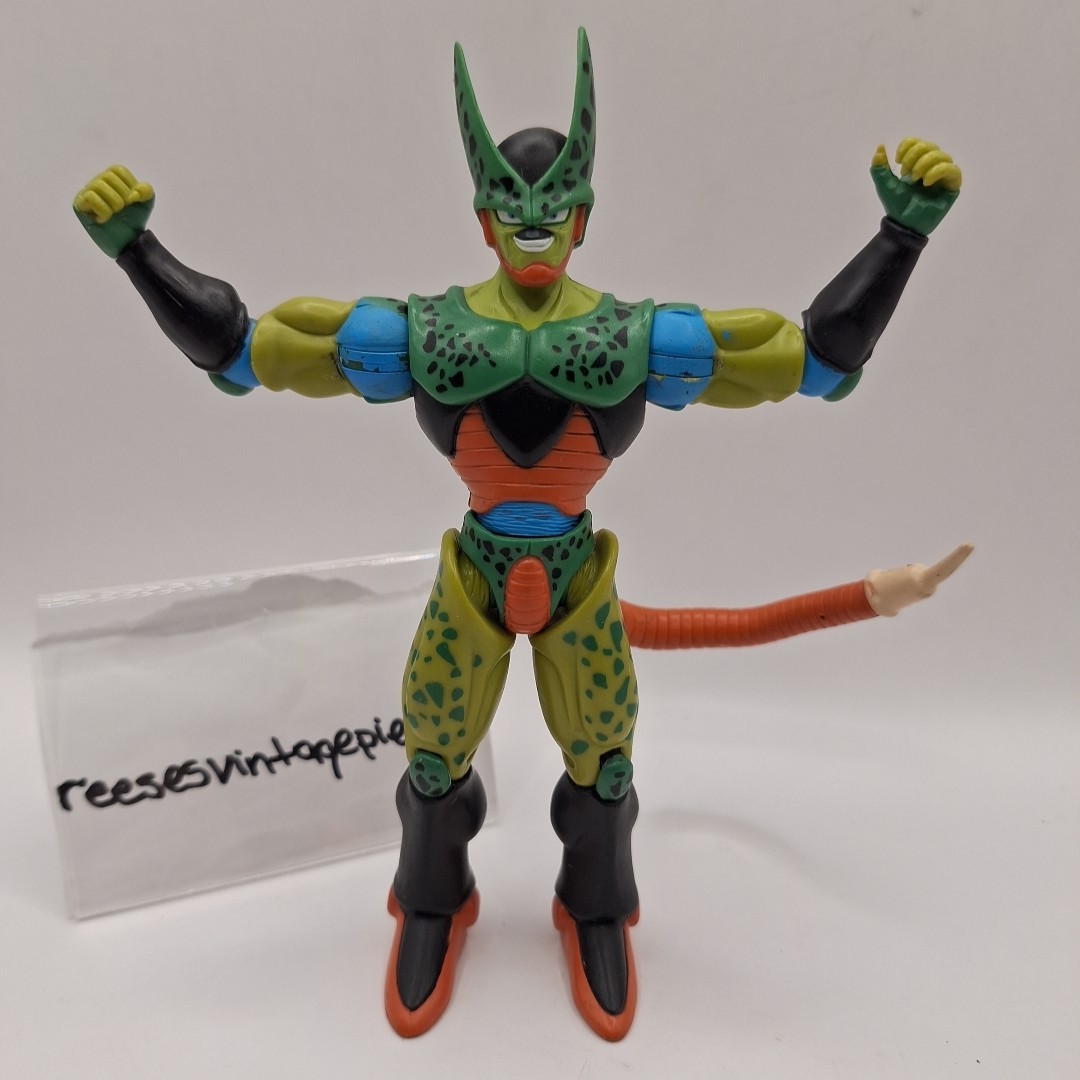 Vintage DBZ Dragon Ball Z Semi Perfect Cell Action Figure 2003