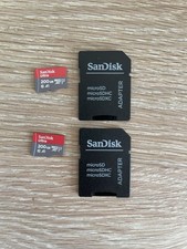 Two LIGHTLY USED SanDisk 200GB Ultra microSD - SDSQUA4-200G-GN6MA - C10, U1, A1