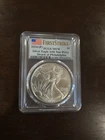 2024 (P) $1 1-oz American Silver Eagle Star Privy PCGS MS70 FDOI Flag Label