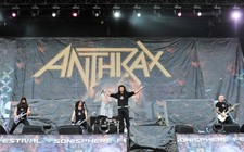 Rob Caggiano Frank Bello Joey Belladonna Scott Ian of Anthrax perf- Old Photo 2