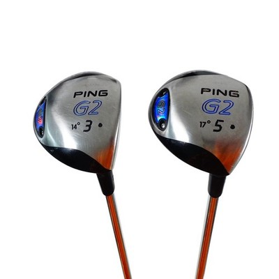 Ping G2 3 and 5 Wood Set JZ Regular Flex Steel RH w HC