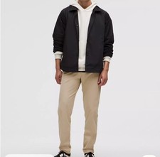 Lululemon ABC Classic Fit 5 Pocket Pant Warpstreme Size 36X33 Tan Khaki Stretch