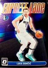 2023-24 Panini Donruss Optic Express Lane Luka Dončić #13 Purple Prizm Luka Lot