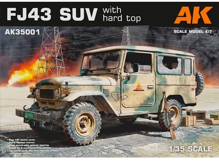 AK Interactive 35001 1/35 - FJ43 SUV with Hard  Top