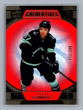 2022-23 Upper Deck Credentials - Red #72 Jaden Schwartz /299