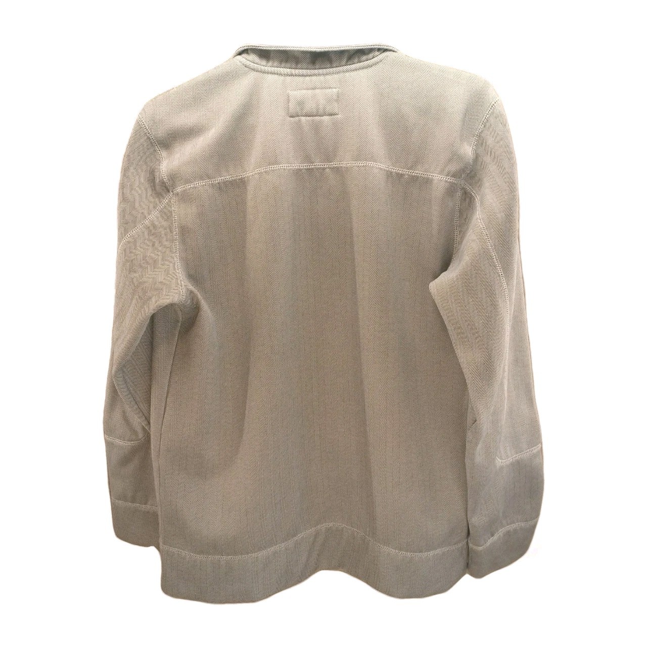 Hurley Full Zip Jacket Chevron Pattern Gray Size L - image 4