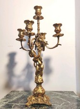 Luksusowy barokowy świecznik pięciopalnikowy