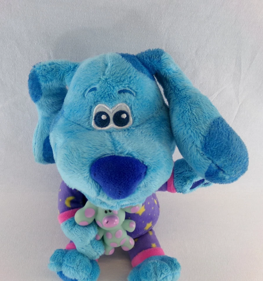 Blue’s Clues And You! Peluche azul para dormir de 13 pulgadas, relleno musical iluminado - funciona Foto 4 de 4