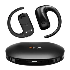 Wantek Open-ear Headphone with Ear-hook Bluetooth 3D Sound TWS Wireless Earbuds