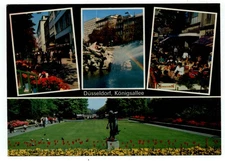 Dusseldorf Konigsallee Germany vintage postcard g575