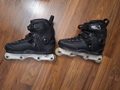 Aggressive Inline Skates Men's US Size 9 Universal Frame System USD Carbon Black